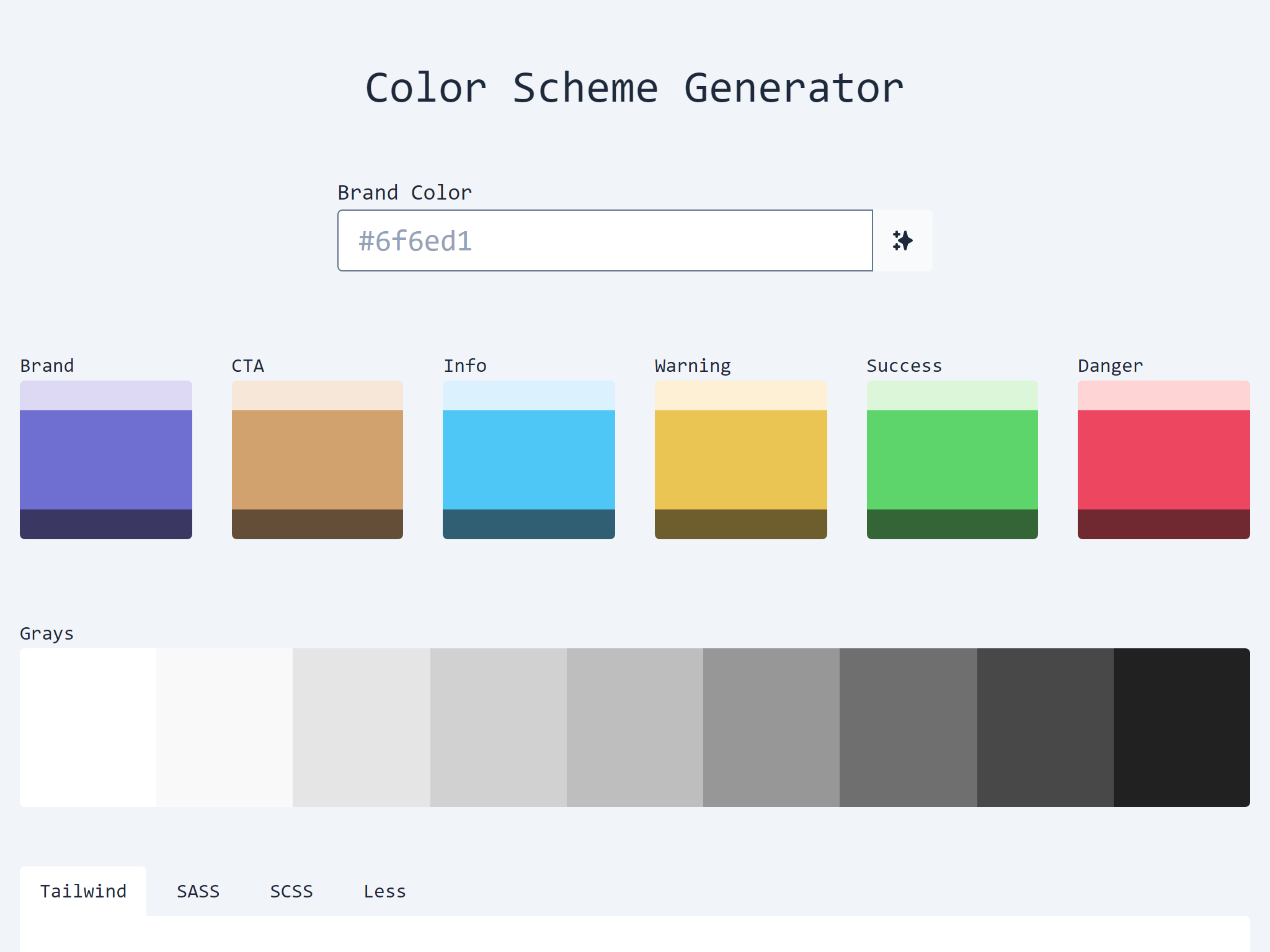 Color Scheme Generator