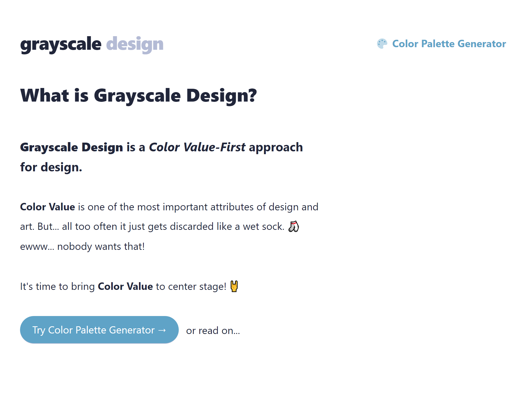 Grayscale design