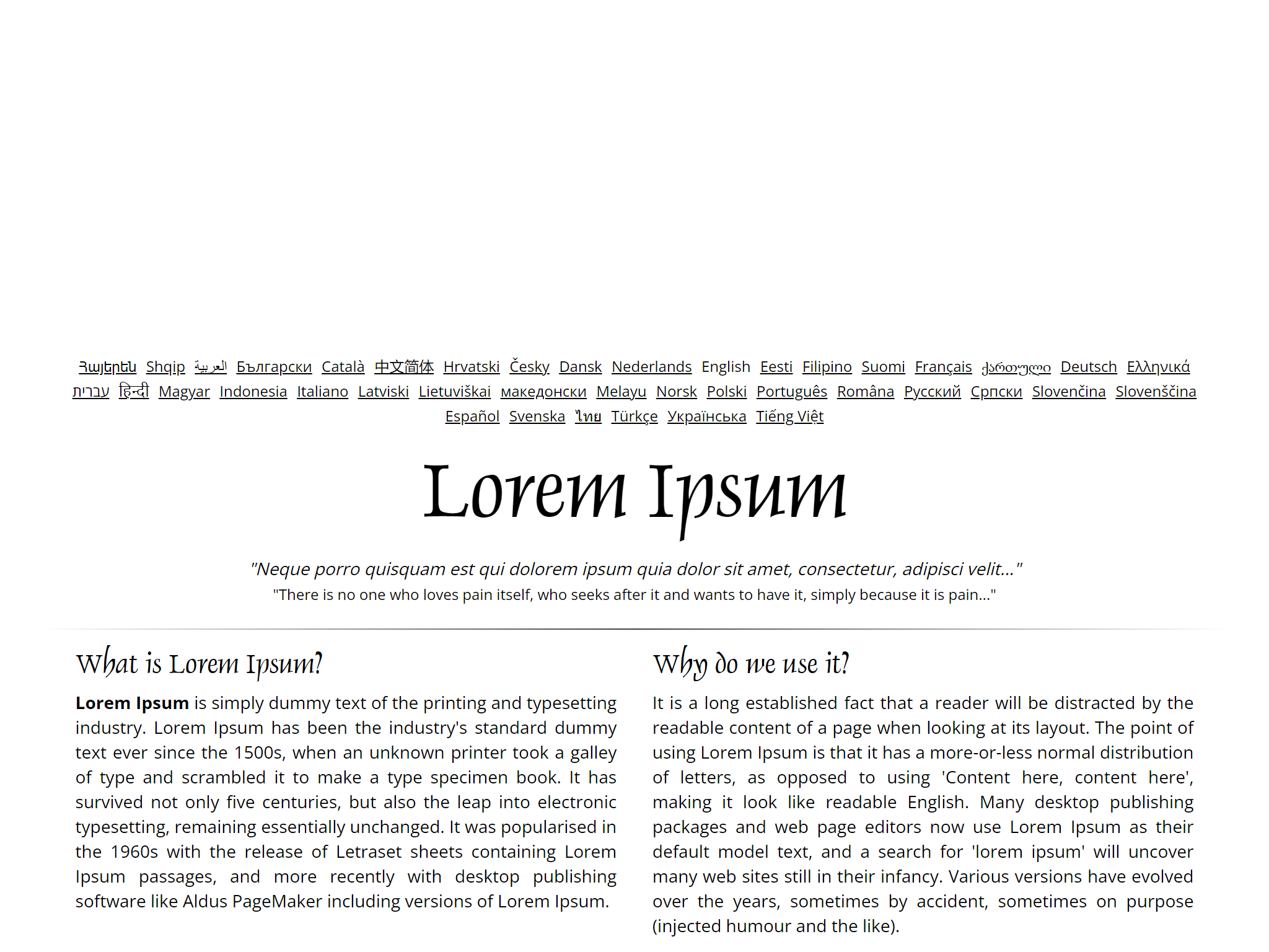 Lipsum