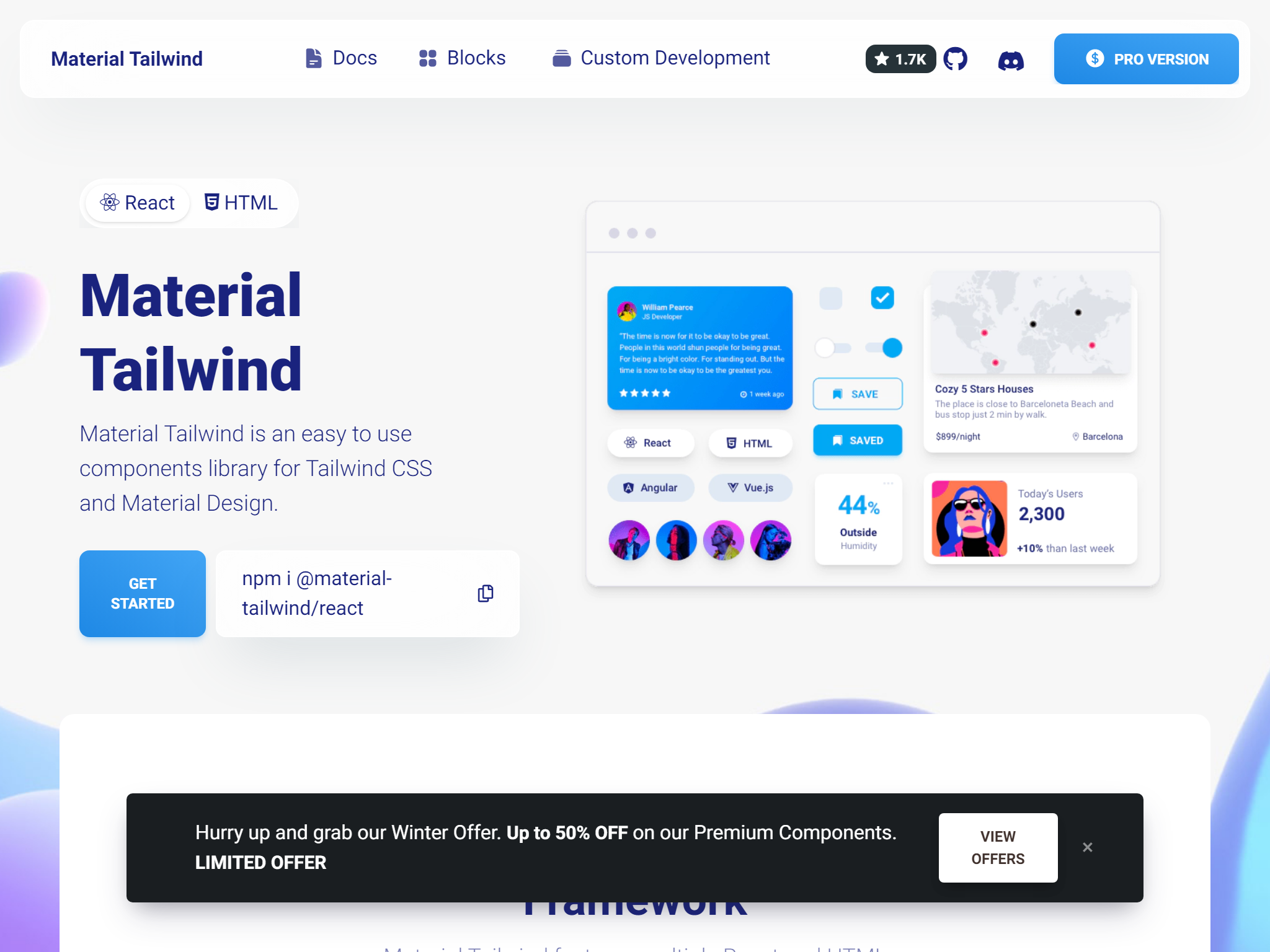 Material Tailwind